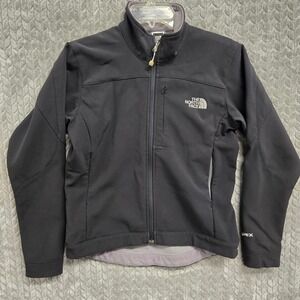 The North Face Apex Black Softshell Jacket Womens‎ Full Zip Small S